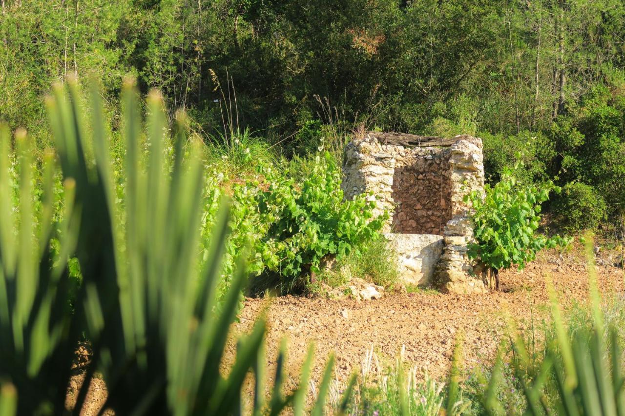 Masia Pou De La Vinya Sitges Bagian luar foto